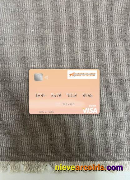 Georgia Bank of Georgia visa debit card photolook